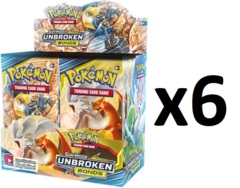Pokemon SM10 Unbroken Bonds Booster Box CASE (6 Booster Boxes)